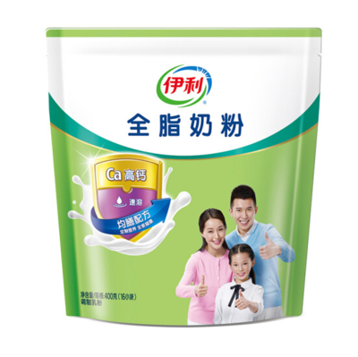 伊利全脂營養奶粉400g 全方位營養的健康之選