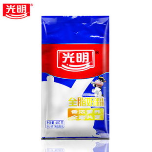 光明全脂奶粉與脫脂奶粉 獨立包裝的便捷營養選擇